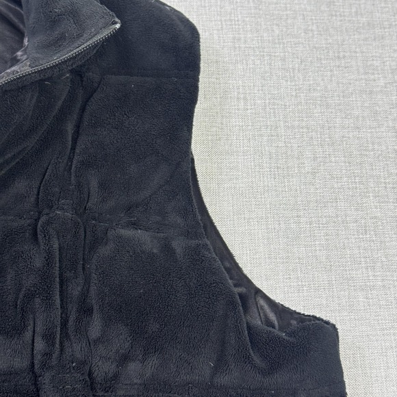 Eddie Bauer Puffer Down Vest Womens XL Black Insulated Lined Full Zip Pockets - Picture 6 of 9